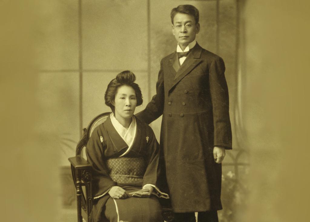 妻壽衛と富太郎